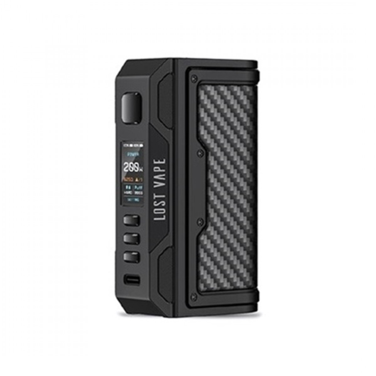  Lost Vape Thelema Quest 200W Box Mod Black Carbon Fiber
